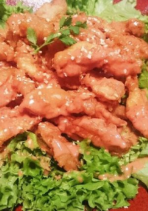 カリカリ鶏胸肉のオーロラソース-レシピのメイン写真