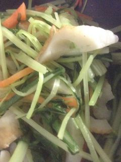 水菜とちくわの煮浸し-レシピのメイン写真