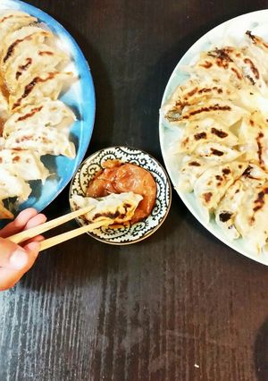 。゜☆梅でさっぱり☆。゜手作りギョウザ-レシピのメイン写真