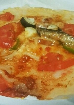 何茶ってモッチーピザ。(笑)-レシピのメイン写真