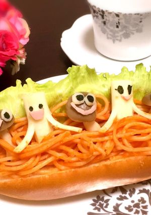 ☆朝から元気に！デコナポリタンドック☆-レシピのメイン写真