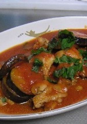 トマトジュースで作る鶏肉と茄子のトマト煮-レシピのメイン写真