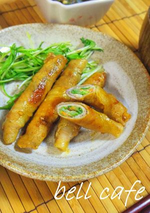 水菜の肉巻き照り焼き-レシピのメイン写真