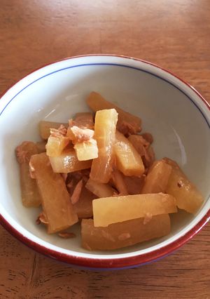 ささっと！ツナ缶と大根の簡単煮物-レシピのメイン写真