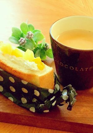 果物缶ですぐデキ♡フルーツポケットサンド-レシピのメイン写真