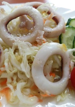 いかのレモンチーズ和えde千きゃべサラダ-レシピのメイン写真