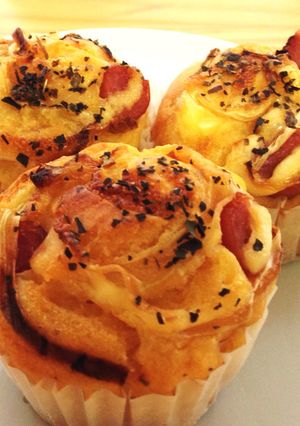 ハムチーズの惣菜マフィン　覚書-レシピのメイン写真