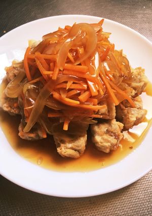 シューマイアレンジ♡野菜の甘酢あんかけ♪-レシピのメイン写真