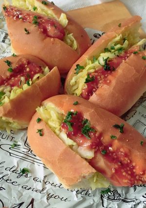 簡単ズボラ飯♡トースターでホットドッグ-レシピのメイン写真