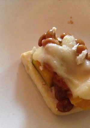 晩ご飯の残りを納豆でアレンジ！かぼちゃ編-レシピのメイン写真