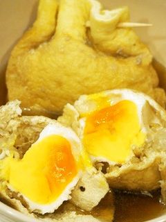 簡単!節約!麺つゆで油揚げの袋煮(巾着)-レシピのメイン写真