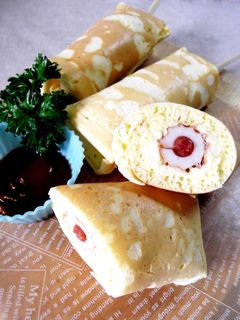 梅干し入り焼きちくわドッグ-レシピのメイン写真