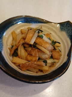 ヘルシー&エコ★大根皮と薄揚げのきんぴら-レシピのメイン写真