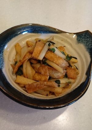 ヘルシー&エコ★大根皮と薄揚げのきんぴら-レシピのメイン写真