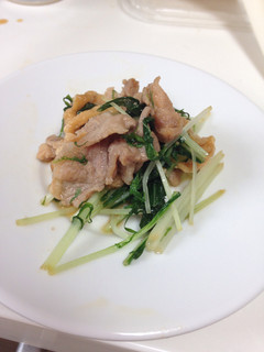 豚肉と水菜と油揚げの甘煮-レシピのメイン写真