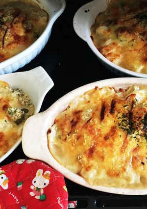 たこ焼き粉で！カブの和風味噌グラタン♪-レシピのメイン写真