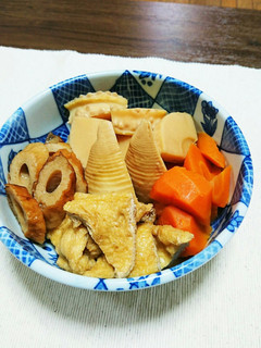たけのこ入り煮物-レシピのメイン写真