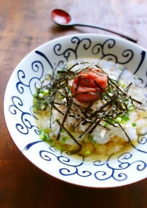 ささみの梅茶漬け-レシピのメイン写真