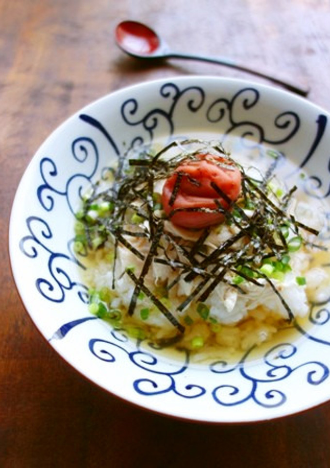 ささみの梅茶漬け-レシピのメイン写真