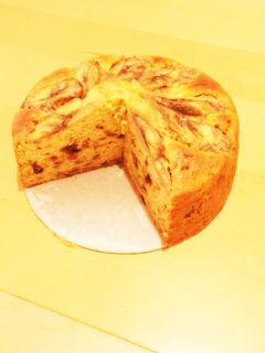 プルーンとバナナのケーキ〜バター不使用-レシピのメイン写真