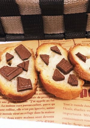 余ったバケットでチョコぱん-レシピのメイン写真