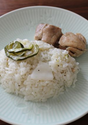 炊飯器で簡単♪ハーブチキンライス-レシピのメイン写真