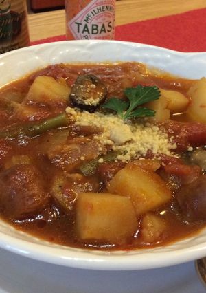 色々野菜のミネストローネ-レシピのメイン写真