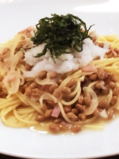 暑い日にさっぱり 納豆パスタ-レシピのメイン写真