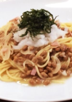 暑い日にさっぱり 納豆パスタ-レシピのメイン写真