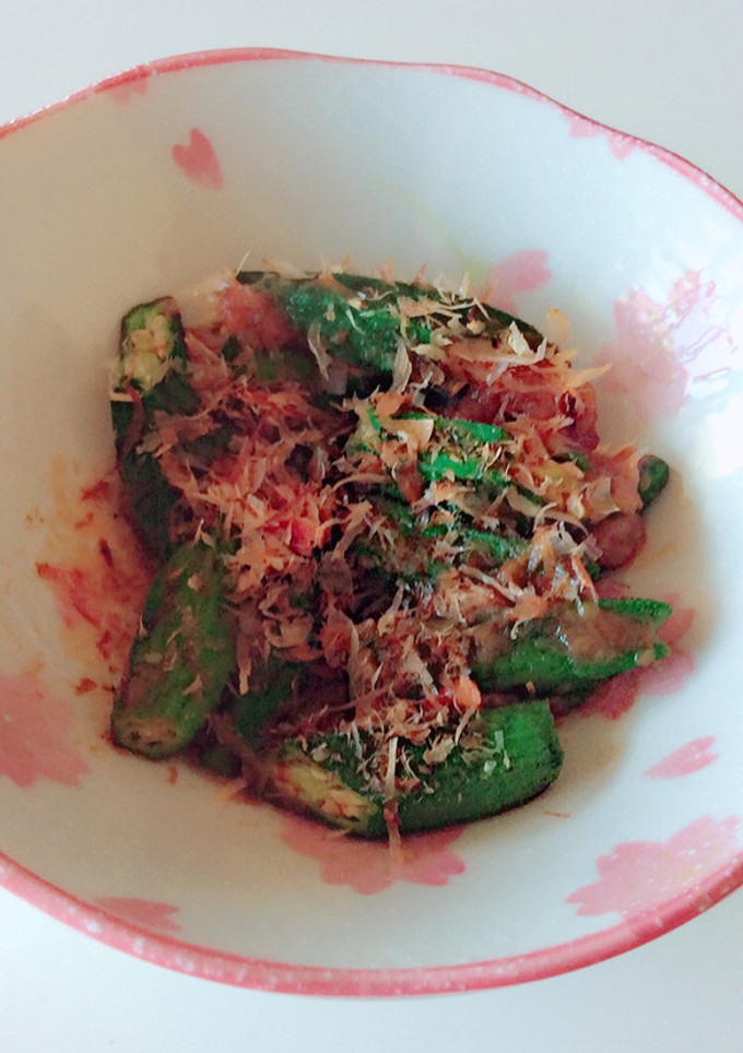 簡単♬オクラの和風♬梅肉和え-レシピのメイン写真
