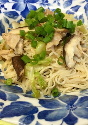 簡単❗️しいたけ・キャベツで焼きそうめん-レシピのメイン写真