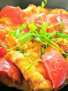 トマトと卵炒め-レシピのメイン写真