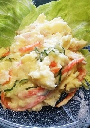 パパの手料理!簡単ポテトサラダ!-レシピのメイン写真