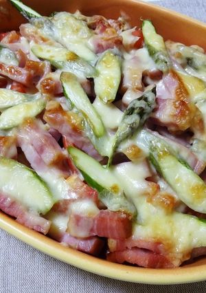 アヒージョの残り油とパンでグラタン♪-レシピのメイン写真