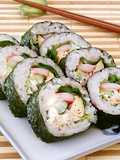 はちみつ梅ご飯deサラダ巻き