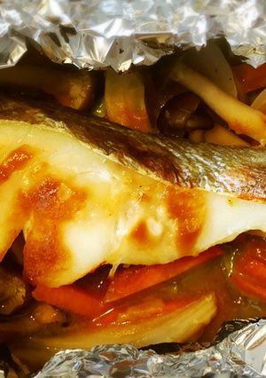 オーブンでヘルシーな鱈の味噌ホイル焼き-レシピのメイン写真