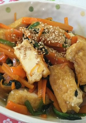 誰でも作れる厚揚げの炒め物-レシピのメイン写真