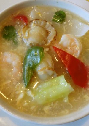 ♪海鮮・野菜のトロトロ卵中華風スープ-レシピのメイン写真