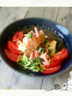 豆腐のバンバンジー風サラダ-レシピのメイン写真