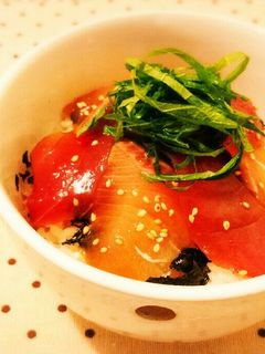 甘酢生姜入りご飯でさっぱり♪簡単漬け丼♡-レシピのメイン写真