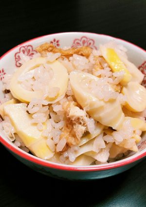 はちくと油揚げの炊き込み☆白だしで簡単♡-レシピのメイン写真