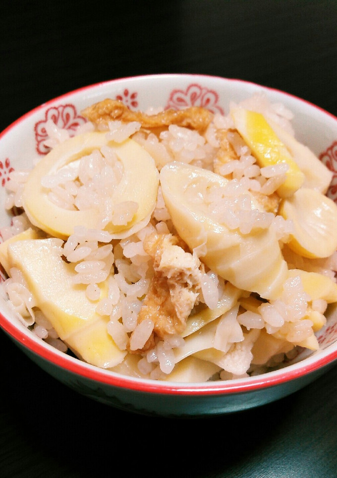 はちくと油揚げの炊き込み☆白だしで簡単♡-レシピのメイン写真