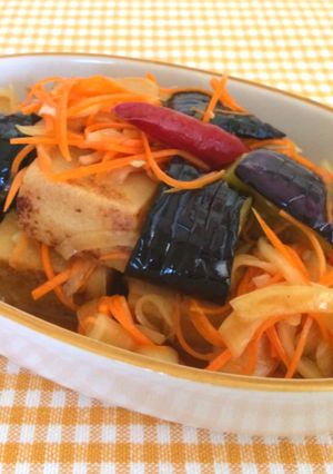 茄子と高野豆腐の南蛮漬け-レシピのメイン写真