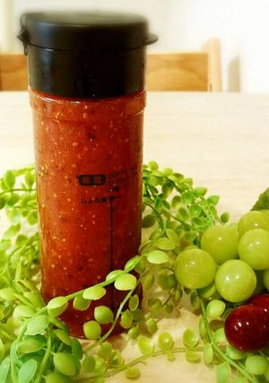 超簡単　太陽のトマトドレッシング-レシピのメイン写真