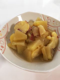 りんごとさつまいもの甘煮(離乳食にも)-レシピのメイン写真
