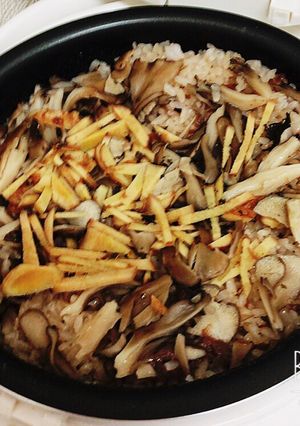 簡単☆余った煮汁でヘルシー炊き込み御飯☆-レシピのメイン写真