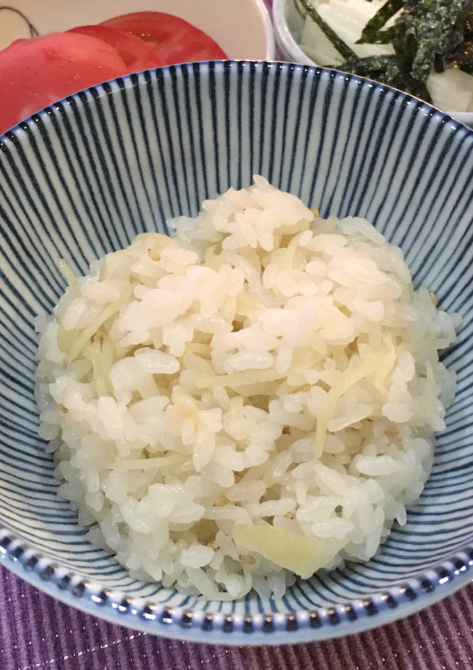新生姜の炊き込みごはん-レシピのメイン写真