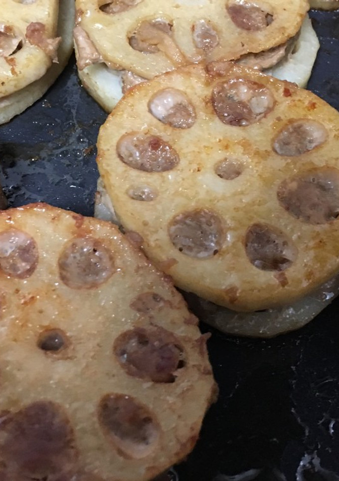 ☆れんこん☆はさみ焼き-レシピのメイン写真