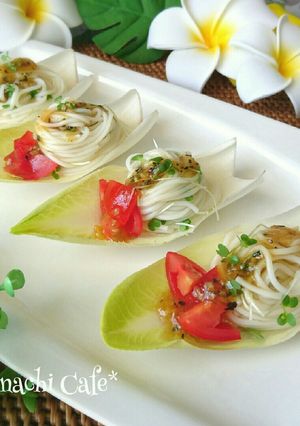 塩レモンバジルのオシャレ素麺-レシピのメイン写真