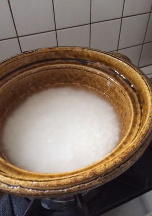 土鍋で白米を炊く-レシピのメイン写真